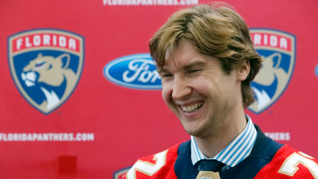 On A Mission: Panthers G Sergei Bobrovsky came to Florida to win Stanley Cup